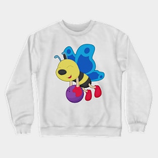 Butterfly Bowling Bowling ball Crewneck Sweatshirt